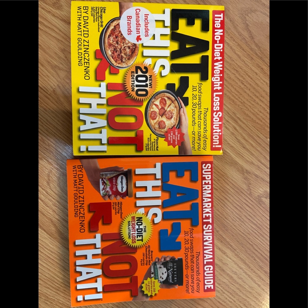 Eat This Not That book lot of 2